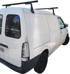 Nordrive Μπάρες Οροφής Μεταλλικές για Nissan Vanette 1978-2003 (Σετ με πόδια) Ασημί