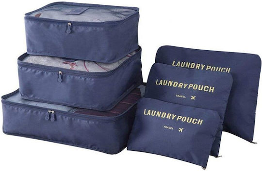 Storage Case for Bags in Blue Color 38x30x12cm 6pcs