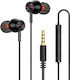 Mcdodo HP-3500 In-Ear Freihändig Kopfhörer mit Stecker 3.5mm Schwarz