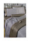 Down Town Home Sofa Cushion 703 Made Of 100% Cotton Gray 15x60cm