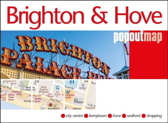 Brighton And Hove Popout Map