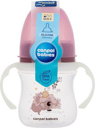 Canpol Babies Plastikflasche Gegen Koliken mit Silikonsauger 120ml 1Stück