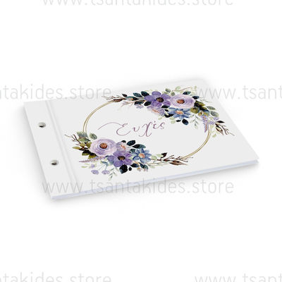 Tsantakides Wedding Wish Book Purple