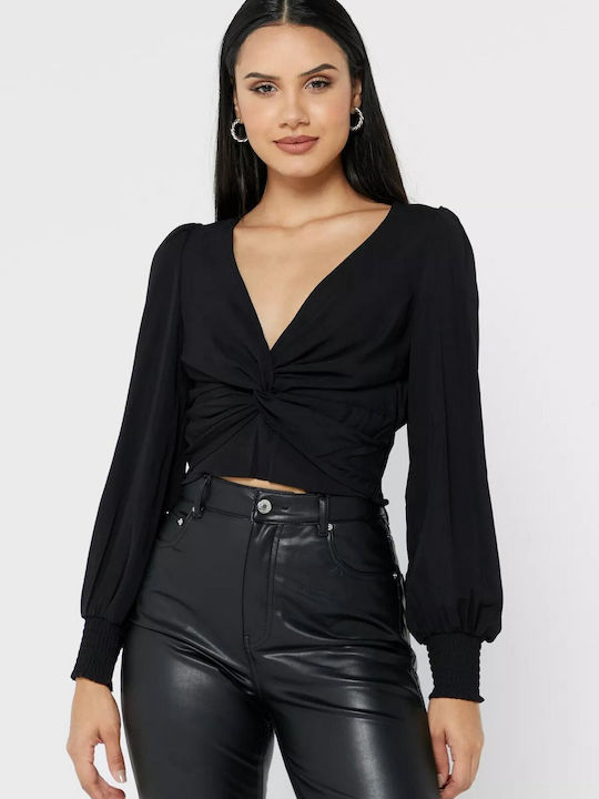 Vero Moda Women's Blouse Long Sleeve Black