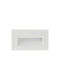 V-TAC Wandmontierte Außen-Deckenleuchte LED IP65 3W mit Warmweiß Licht 5.8x10.3x4.5εκ.