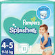 Pampers Πάνες Βρακάκι Splashers 1+1 No. 4 για 9...