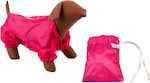 Woofmoda Pink Waterproof Dog Coat Large with 35cm Back Length