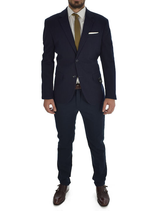 Premium Men's Suit Jacket Blue