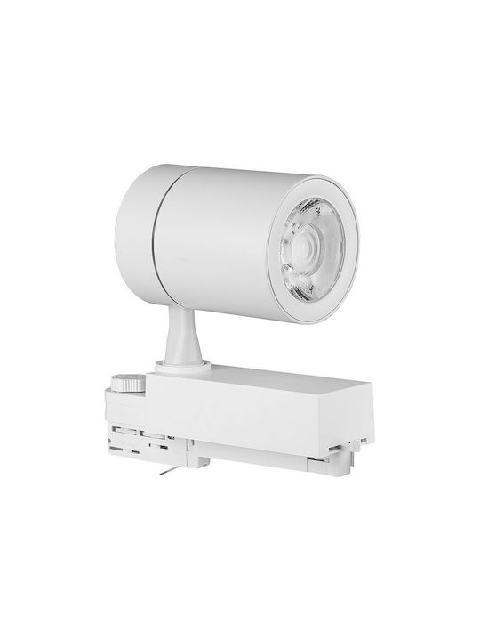 V-TAC Μονό LED Θερμό Λευκό Σποτ σε Λευκό Χρώμα