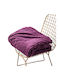 Το μεγάλο παζάρι Κουβέρτα Fleece Υπέρδιπλη 220x240εκ. Μωβ