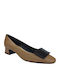 Leder Pumps Beige