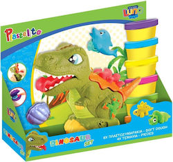 Luna 6 Plastilinas of Plasticine Δεινόσαυρος for 3+ Years 000622531