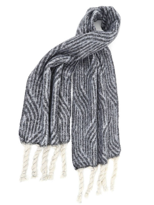 Doca Women's Wool Scarf Gray