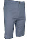 Double Men's Shorts Chino Blue