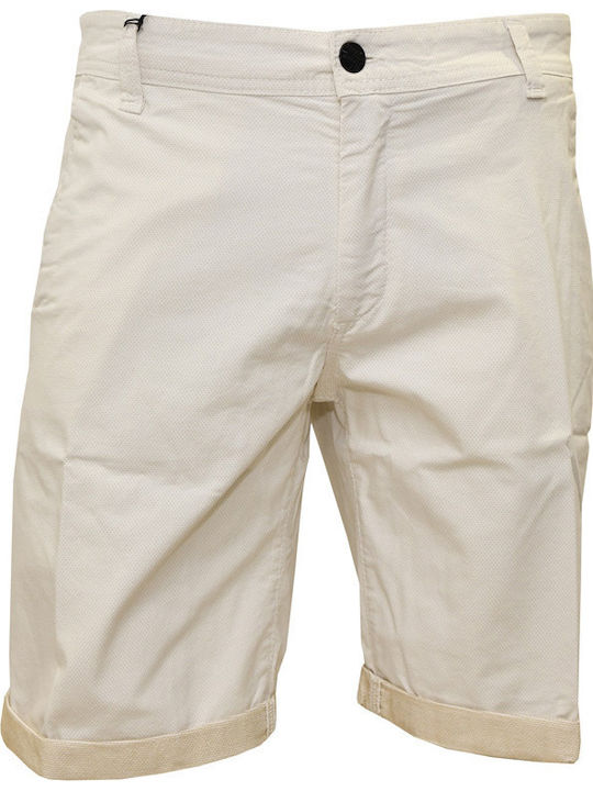 Damaged Jeans Men's Shorts Beige