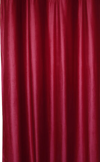 Decocraft Perdea Cu Coafură Burgundy 140x270cm