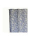 Decocraft Watercolor Blue Curtain with Grommets 140x260cm