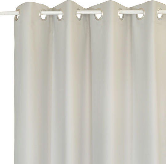 Decocraft Blackout Curtain with Grommets Ecru 140x260cm