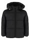 Kids' Casual Jacket with Hood Black JI1161026K