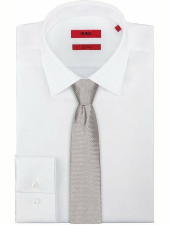 Hugo Boss Men's Tie Monochrome in Gray Color