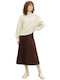 Tom Tailor Skirt in Brown color