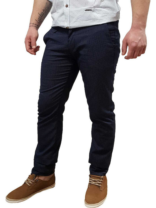 Stefan Fashion Παντελόνι Ελαστικό Μπλε