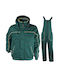Stenso Work Coveralls Dungarees Waterproof Cotton Green