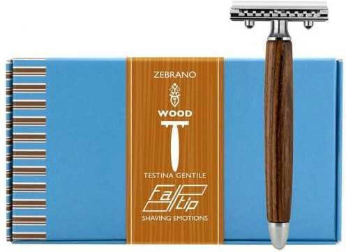 Fatip Wood Gentle Aparat De Ras De Siguranță Cu Pieptene Închis Tip