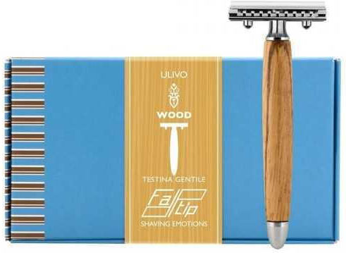 Fatip Olive Wood Gentle Ξυραφάκι Ασφαλείας Κλειστού Τύπου