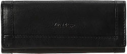 Lavor Lederne Tabaktasche Schwarz mit Verschlus...
