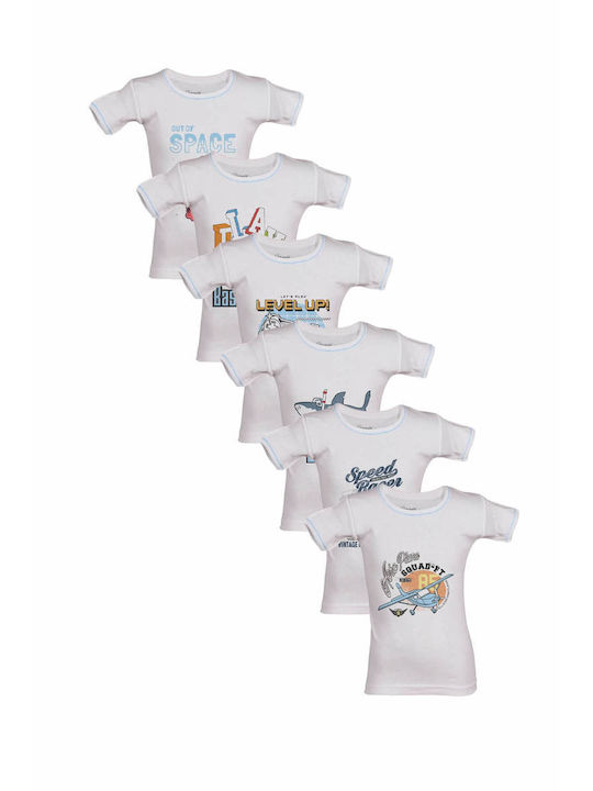 Onurel Set of Kids' Undershirts Multicolored 6pcs