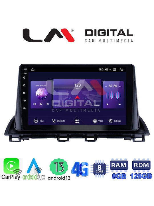 LM Digital Ηχοσύστημα Αυτοκινήτου για Mazda CX-4 2014 > (Bluetooth/USB/WiFi/GPS/Apple-Carplay/Android-Auto)