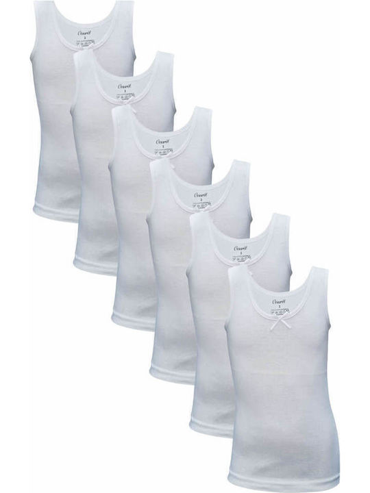 Onurel Set Kinder-Unterhemden White 5Stück