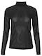 Less Sonder Feeling Women's Athletic Blouse Long Sleeve black