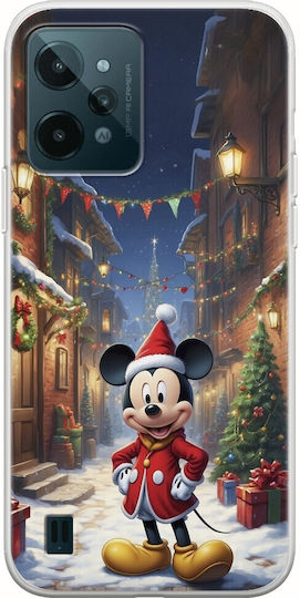 Xmas Cartoons - Mickey Back Cover Silicone Multicolour (Nokia C31Realme C31)