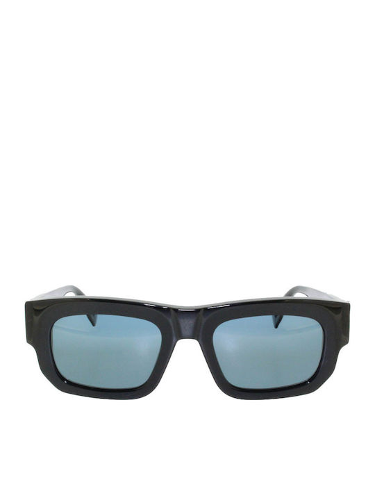 Gigi Barcelona Unisex Sunglasses with Black Plastic Frame and Gray Polarized Lens 6851/1