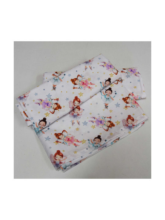 Decocraft Set Baby Bettlaken Für Wiege Baumwolle Rosa 70x110cm 2Stück