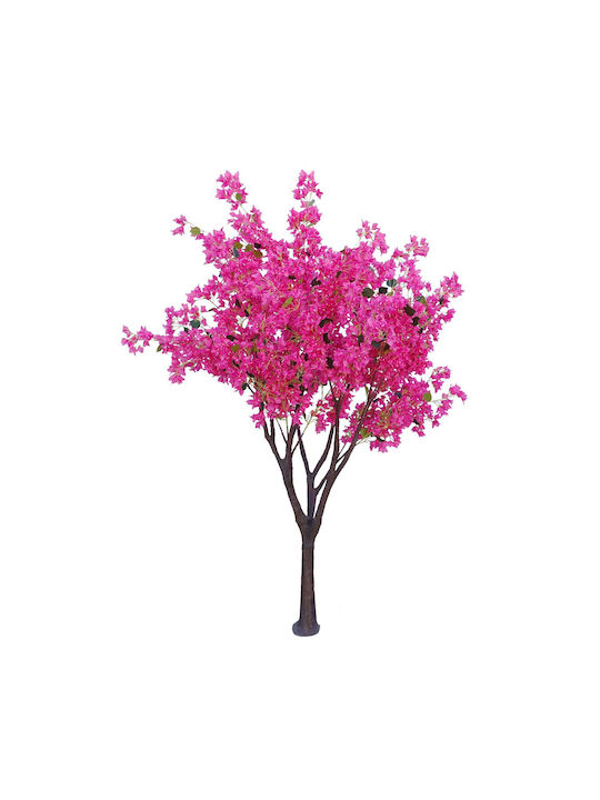 Supergreens Plantă Artificială Decorativă Bougainvillea Δέντρο Pink 220cm 1buc
