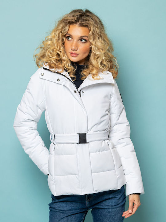 Heavy Tools Scurtă Jachetă de femei Puffer White
