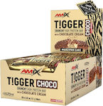 Amix Tigger Zero Batoane cu 60gr Proteine și Aromă Chocolate and Coconut 20x60gr