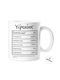 Mug Ceramic White 1pcs