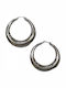 Tatu Moyo Earrings Hoops made of Steel