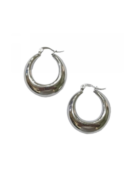 Tatu Moyo Earrings Hoops made of Steel