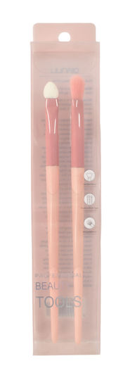 Cosmofan Set mit Make-up-Pinseln für Lidschatten aus synthetischem Haar 2Stück