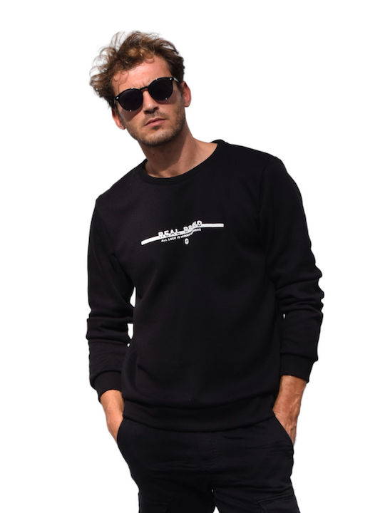 The Real Brand Men's Sweatshirt BLACK