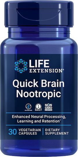 Life Extension Quick Brain Nootropic 30 Κάψουλες