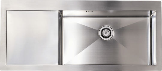 Fortinox Squadro 29115L-110 Drop-In Мивка Десен Inox Сатен Ш116xД51см Сребрист