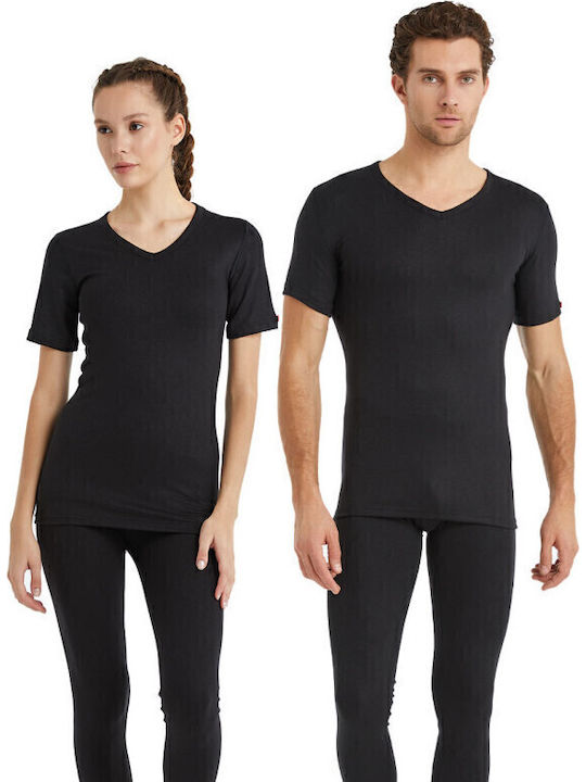 Blackspade Herren Thermo Kurzarmshirt Schwarz