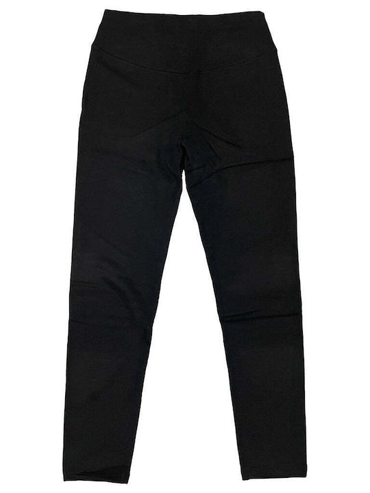Ustyle Women's High-waisted Cotton Trousers Black