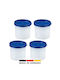 Westmark Lunchbox Kunststoff Blau 8.3x8.3cm 4Stück